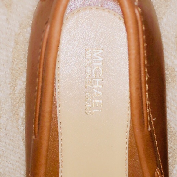 SOLD NWOT Michael Kors Tobacco Brown Sutton Loafer - Picture 5 of 8